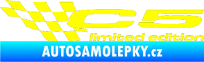 Samolepka C5 limited edition levá žlutá citron