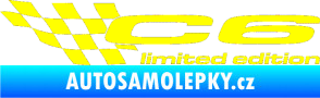 Samolepka C6 limited edition levá žlutá citron