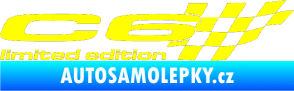 Samolepka C6 limited edition pravá žlutá citron