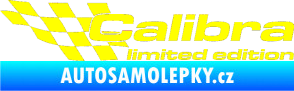 Samolepka Calibra limited edition levá žlutá citron
