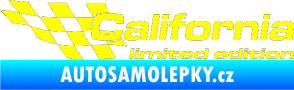 Samolepka California limited edition levá žlutá citron
