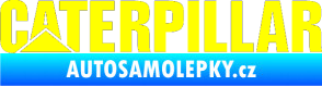 Samolepka Caterpillar - jedna barva žlutá citron