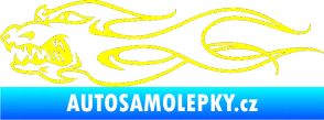 Samolepka Chapadelnik levá žlutá citron