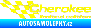 Samolepka Cherokee limited edition levá žlutá citron