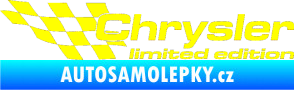 Samolepka Chrysler limited edition levá žlutá citron