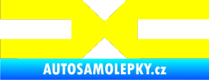 Samolepka Dacia 004 žlutá citron