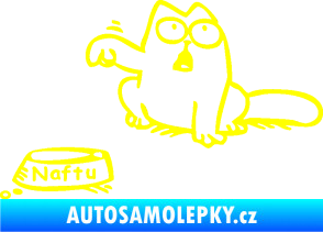 Samolepka Dolej naftu - levá žlutá citron