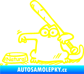 Samolepka Dolej natural levá žlutá citron