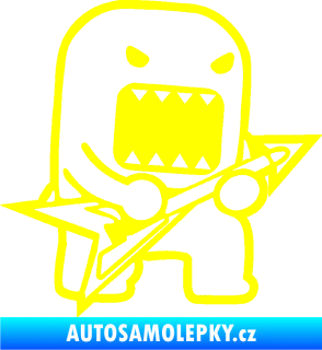 Samolepka Domo 002 pravá rocker žlutá citron