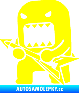Samolepka Domo 003 levá rocker žlutá citron