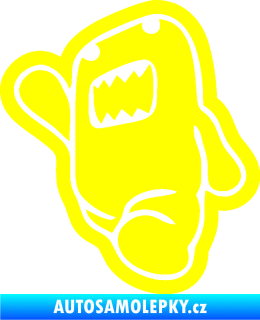 Samolepka Domo 013 levá běžící žlutá citron
