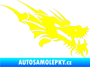Samolepka Dragon 001 pravá žlutá citron