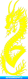 Samolepka Dragon 003 levá žlutá citron