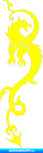 Samolepka Dragon 008 pravá žlutá citron