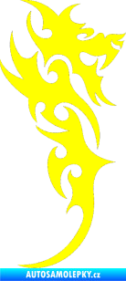 Samolepka Dragon 009 pravá žlutá citron