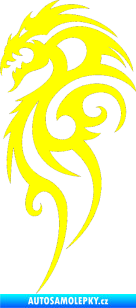 Samolepka Dragon 016 levá žlutá citron
