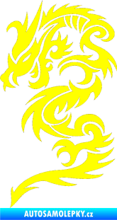 Samolepka Dragon 022 levá žlutá citron