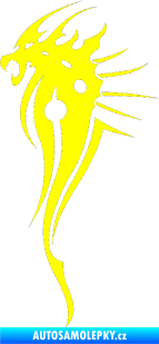 Samolepka Dragon 026 levá žlutá citron