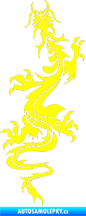 Samolepka Dragon 028 levá žlutá citron