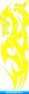 Samolepka Dragon 032 levá žlutá citron