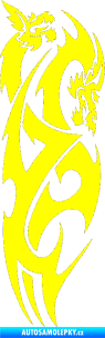 Samolepka Dragon 032 pravá žlutá citron