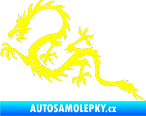 Samolepka Dragon 037 levá žlutá citron
