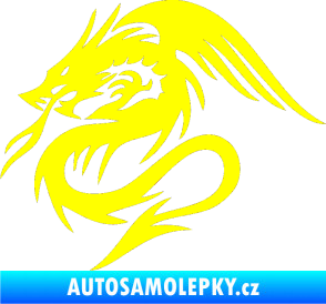 Samolepka Dragon 039 levá žlutá citron
