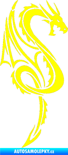 Samolepka Dragon 042 pravá žlutá citron
