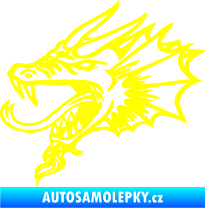 Samolepka Dragon 046 levá žlutá citron