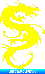 Samolepka Dragon 047 pravá žlutá citron
