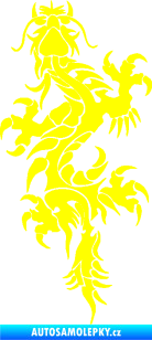 Samolepka Dragon 050 levá žlutá citron
