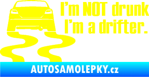 Samolepka Drifter 002 žlutá citron