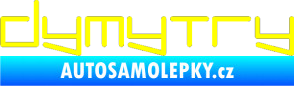 Samolepka Dymytry 002 žlutá citron