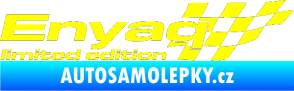 Samolepka Enyaq limited edition pravá žlutá citron