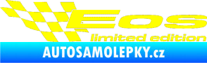 Samolepka Eos limited edition levá žlutá citron