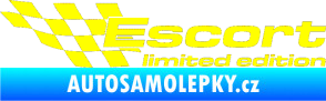Samolepka Escort limited edition levá žlutá citron