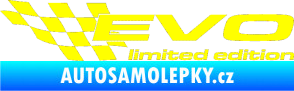Samolepka Evo limited edition levá žlutá citron