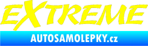 Samolepka Extreme 003 žlutá citron