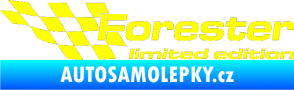 Samolepka Forester limited edition levá žlutá citron