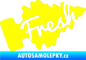 Samolepka Fresh 001 žlutá citron