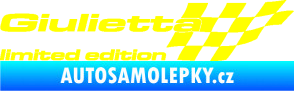 Samolepka Giulietta limited edition pravá žlutá citron