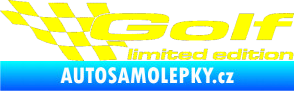 Samolepka Golf limited edition levá žlutá citron