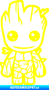 Samolepka Groot 002 levá baby žlutá citron