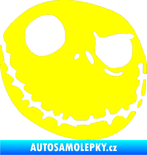 Samolepka Halloween 008 pravá žlutá citron