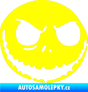 Samolepka Halloween 011 pravá žlutá citron