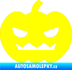 Samolepka Halloween 013 levá žlutá citron