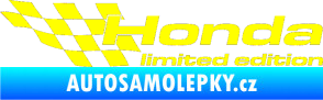 Samolepka Honda limited edition levá žlutá citron