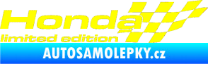Samolepka Honda limited edition pravá žlutá citron