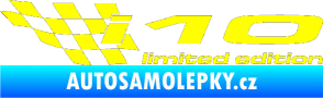 Samolepka i10 limited edition levá žlutá citron