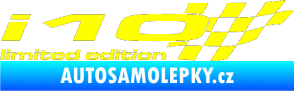 Samolepka i10 limited edition pravá žlutá citron